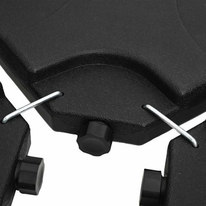 Преносима стойка за чадър, за пълнене с вода или пясък, 60 л