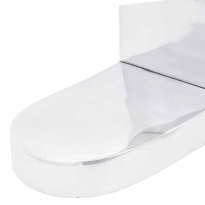 Подпори за книги 2 pcs Сребрист 17 x 15 x 27 см Алуминий