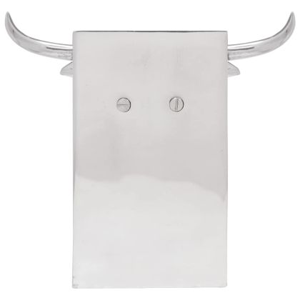 Подпори за книги 2 pcs Сребрист 21.5 x 15.5 x 20 см Алуминий