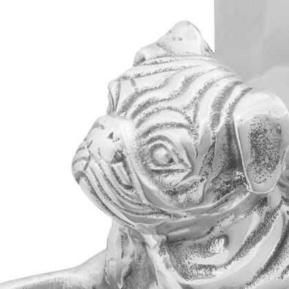 Подпори за книги 2 pcs Сребрист 12 x 15 x 18 см Алуминий