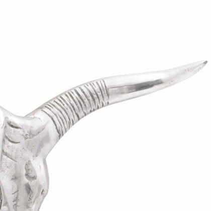Биков череп Сребрист 49 x 10 x 36 см Алуминий