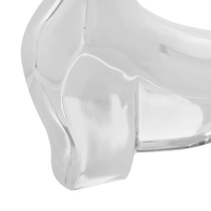 Скулптура на бик Сребрист 37 x 44 x 17 см Алуминий