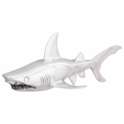 Скулптура Сребрист 68 x 20 x 24 см Алуминий