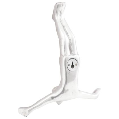 Скулптура Сребрист 22 x 8 x 25 см Алуминий