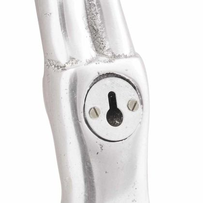 Скулптура Сребрист 22 x 8 x 25 см Алуминий