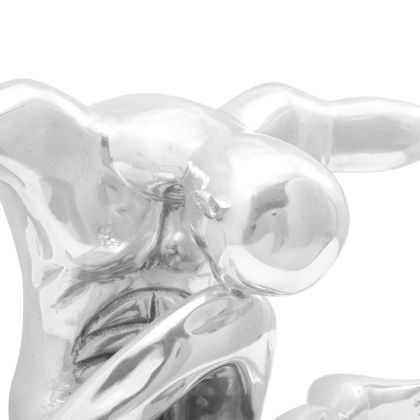 Скулптура Сребрист 63 x 20 x 22 см Алуминий