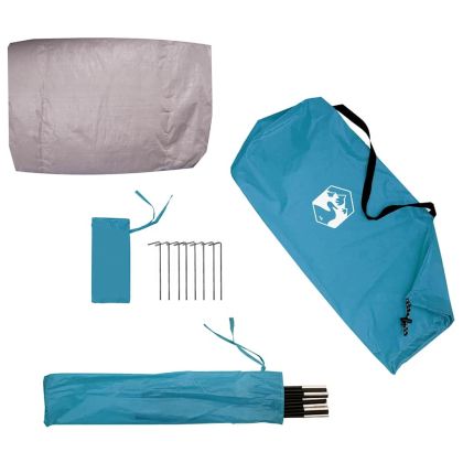 Палатка за съхранение на велосипеди Синьо 218 x 156 x 180 см