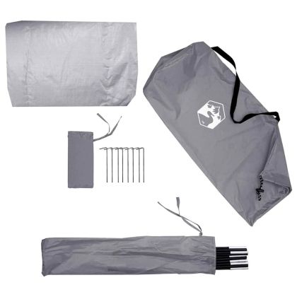 Палатка за съхранение на велосипеди с покрив Сив и оранжев