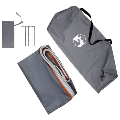 Водоустойчива тента Сив и оранжев