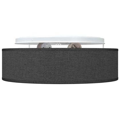 Таванна лампа Черно 38 x 13.5 см текстил
