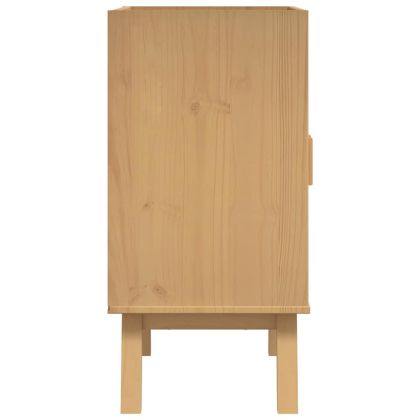 Мивка с шкаф с рафт с врата Olden Кафяво 114 x 43 x 73.5 см