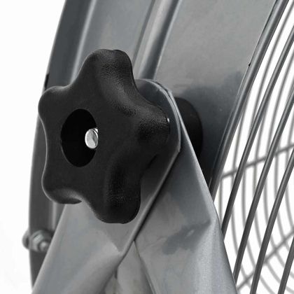 Барабанен вентилатор с колело 73 x 42 x 70 см Алуминий