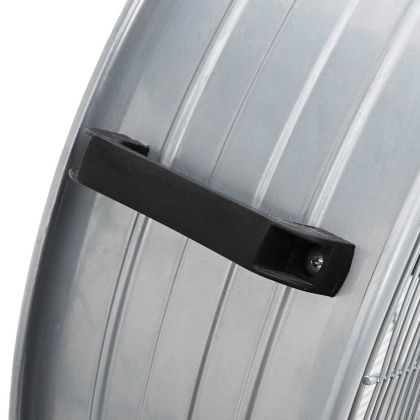 Барабанен вентилатор с колело 79 x 37 x 82 см Алуминий