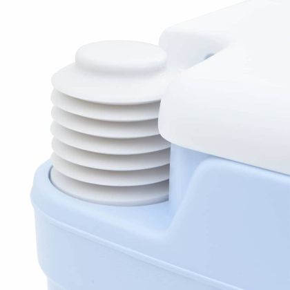 Къмпинг тоалетна Светлосиньо и бяло 41,5 x 36,5 x 30 cm