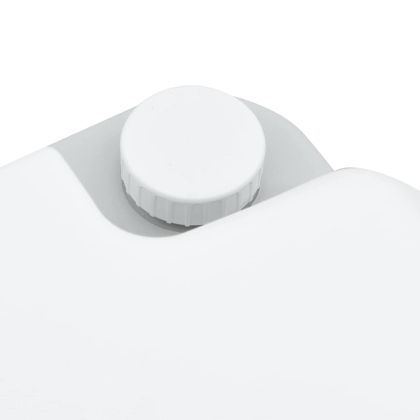 Къмпинг тоалетна Сив и бял 41,5 x 36,5 x 42 см Полиетилен