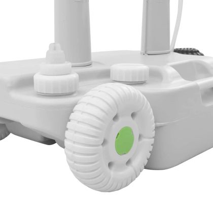 Стойка за миене на ръце за къмпинг Сив 72 x 42 x 103 см