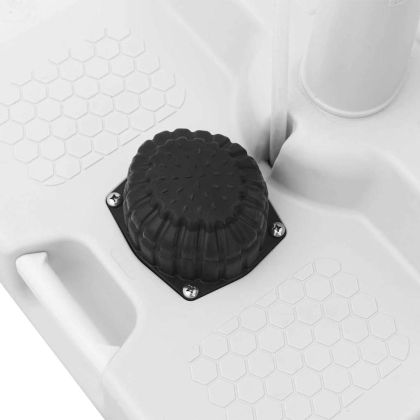 Стойка за миене на ръце за къмпинг Сив 72 x 42 x 103 см