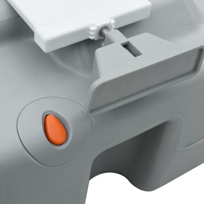 Къмпинг тоалетна Сив и бял 41,5 x 36,5 x 37,5 cm Полиетилен