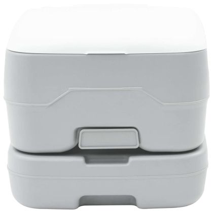 Къмпинг тоалетна Сив и бял 41,5 x 36,5 x 30 cm Полиетилен