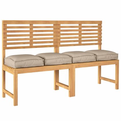 Възглавница за палетна седалка 4 pcs Таупе 40 x 40 x 8 см