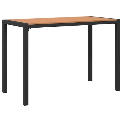 Комплект за хранене в градината 3 pcs Кафяво Стомана