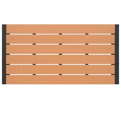 Комплект за хранене в градината 3 pcs Кафяво Стомана