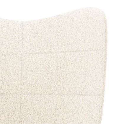 фотьойл Крем 62 x 67 x 95,5 см Тъкан Шерпа