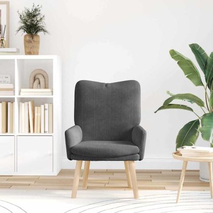 фотьойл Тъмен сив 63 x 67 x 94 см текстил