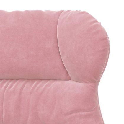 фотьойл Розово 69 x 74 x 93 см Кадифе