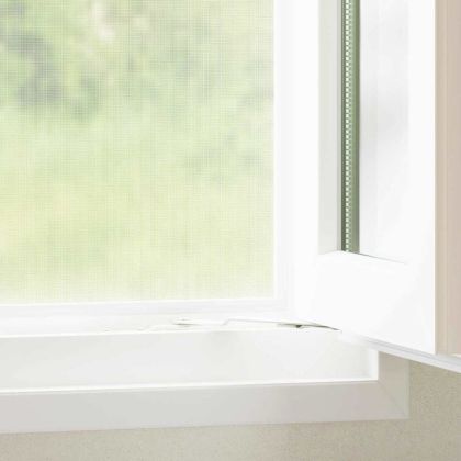 Мрежа против насекоми Бяло 112 x 500 cm Стомана