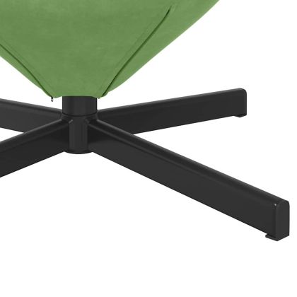 Стол яйце Светло зелено 63 x 73 x 90 см Кадифе