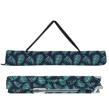 Сгъваемо къмпинг легло 2 pcs На листа 62 x 194 x 42 см