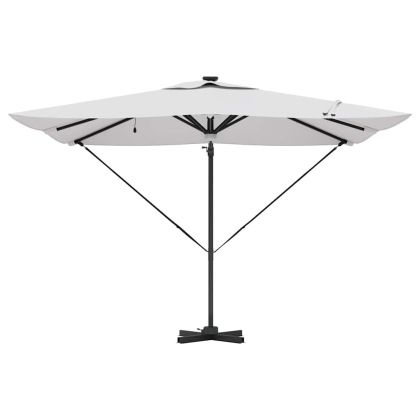 Рома Парасол Бежово 286 x 285 x 270 см Алуминий и полиестер