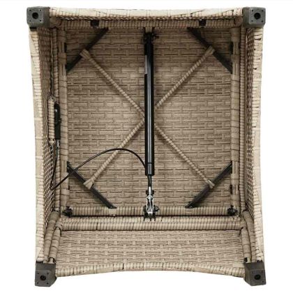 Разтегателен стол Бежово 56 x 66 x 95см полиратан