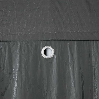 Парти шатър Антрацит и бяло 400 x 400 x 266 см