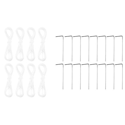 Парти шатър Синьо и бяло 400 x 400 x 266 см Полиестер и стомана