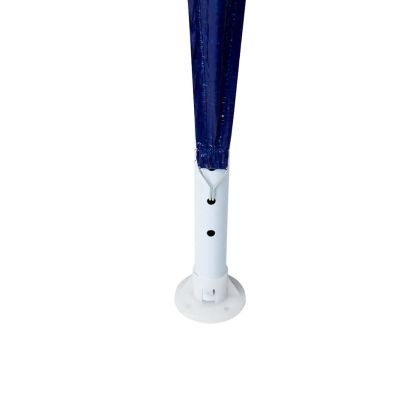 Парти шатър Синьо и бяло 600 x 400 x 266 см Полиестер и стомана