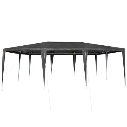 Парти шатър Антрацит и бяло 600 x 400 x 266 см