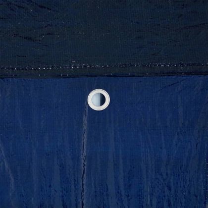 Парти шатър Синьо и бяло 800 x 400 x 266 см Полиестер и стомана