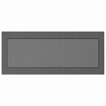 Външен килим ARAKIL Черно и сиво 250 x 600 cm ПП