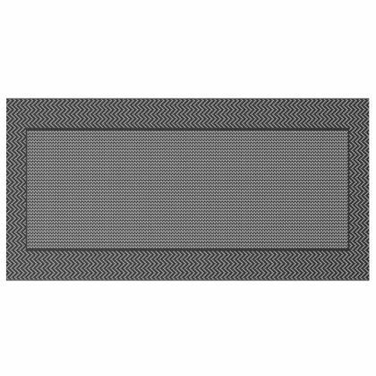 Външен килим ARAKIL Черно и сиво 300 x 600 cm ПП