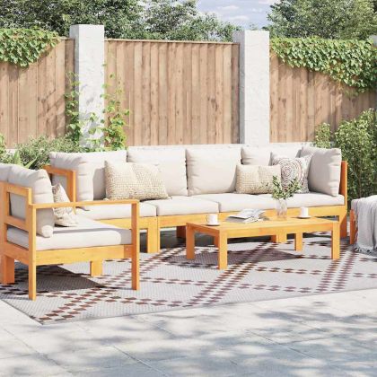 Външен килим ARAKIL Кафяво и бяло 300 x 400 cm ПП