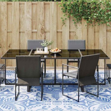 Външен килим Флорален ARAKIL Бебешко синьо и бяло 400 × 300 cm