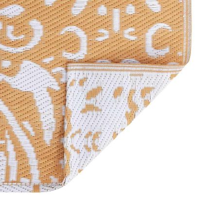 Външен килим Якобинска ARAKIL Оранжево и бяло 400 × 300 cm