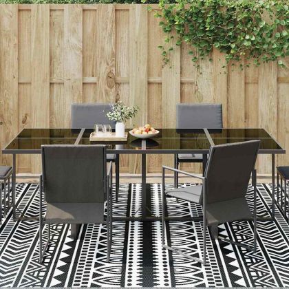 Външен килим ARAKIL Черен и бял 400 × 300 cm 50% Полипропилен