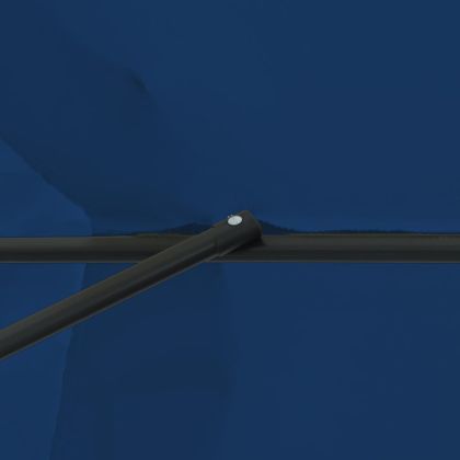 Градински парасол Син и Черен 395 x 395 x 245 см