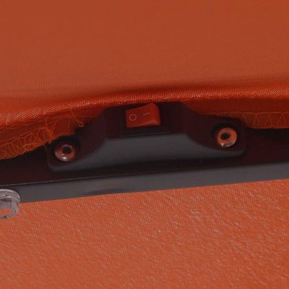 Градински парасол Червен и Черен 295 x 295 x 245 см