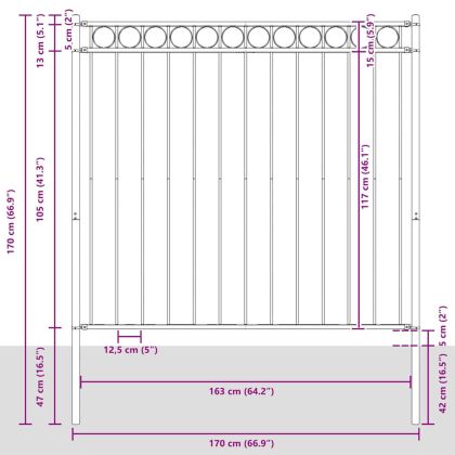 Градска ограда Бяло Стомана