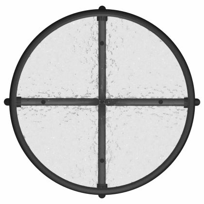 Градински бистро комплект 3 pcs Черно Стомана