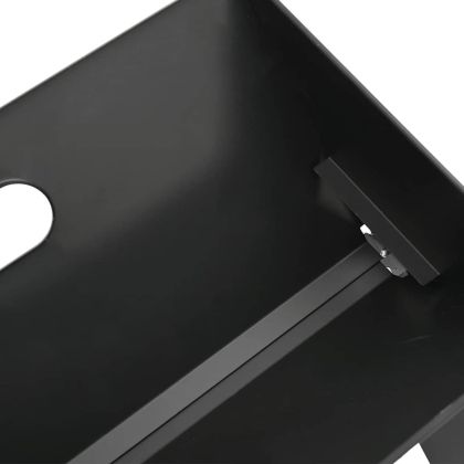 Грил за открито Черно 46 x 31 x 31 см Стомана